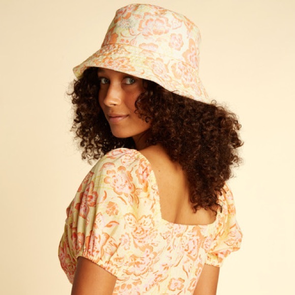 New Billabong X Wrangler Sunny Daze Bucket Hat - Picture 2 of 6